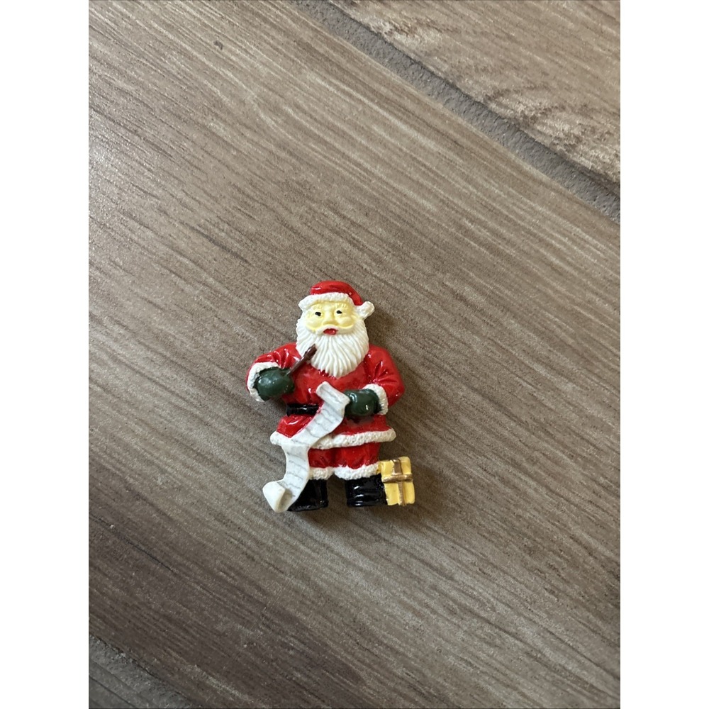 Vintage Santa Claus 3D Resin Fridge Magnet 2in Christmas Decor